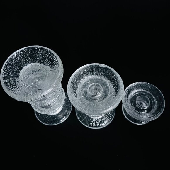 Vintage 3 Iiittala Festivo Candle Holders MCM Mid Century Modern Replacements - Picture 5 of 7
